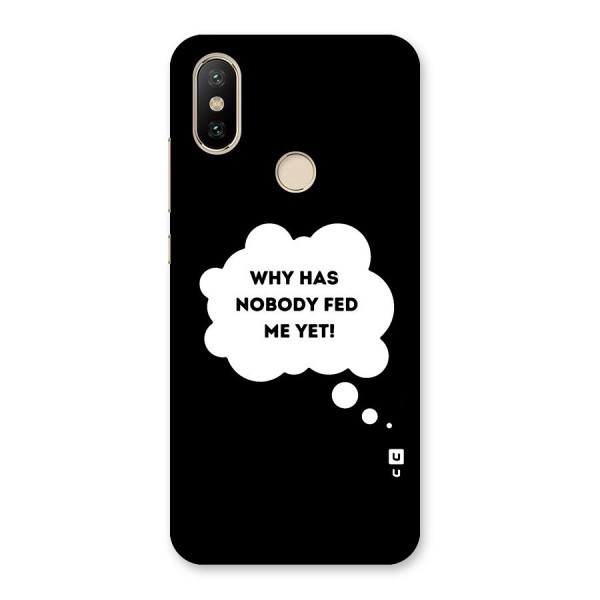 Why No Food Yet Back Case for Mi A2