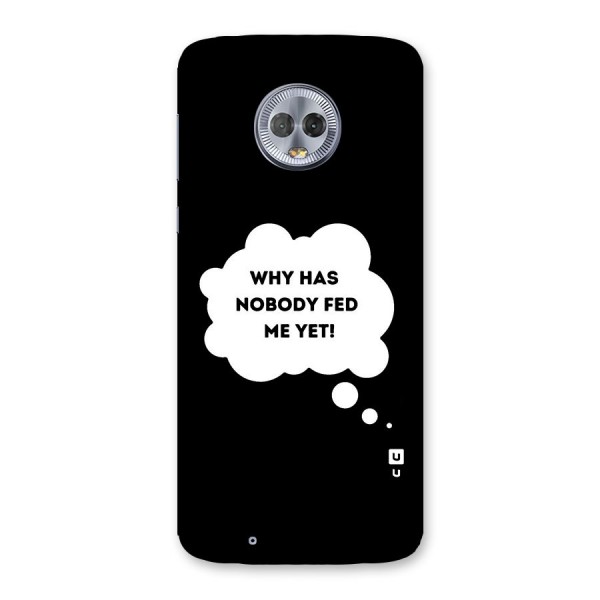 Why No Food Yet Back Case for Moto G6