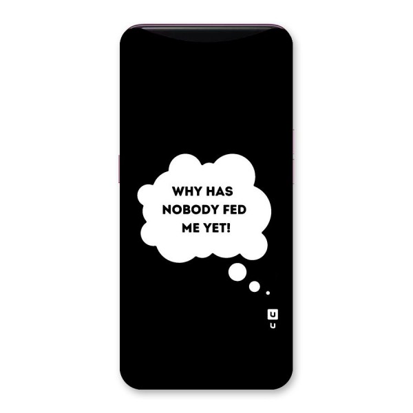 Why No Food Yet Back Case for Oppo Find X