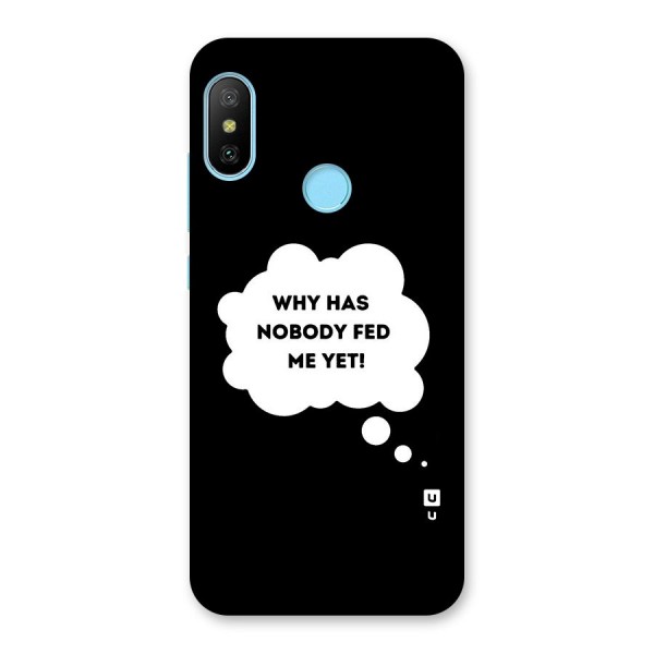 Why No Food Yet Back Case for Redmi 6 Pro