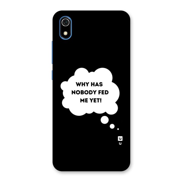 Why No Food Yet Back Case for Redmi 7A