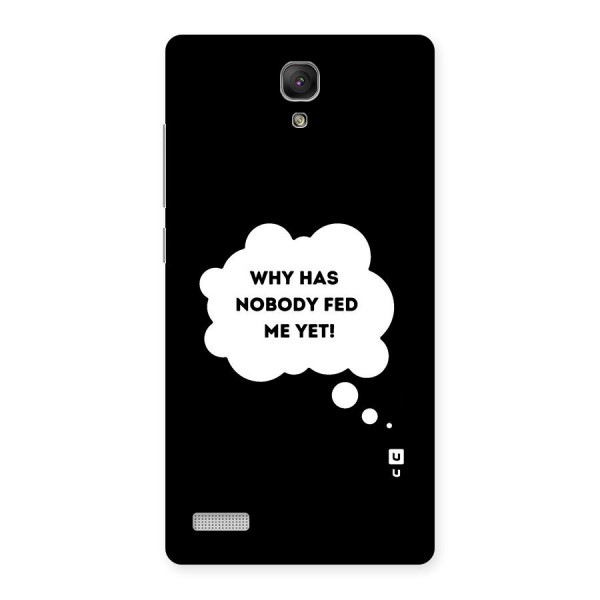 Why No Food Yet Back Case for Redmi Note