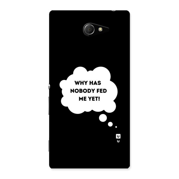 Why No Food Yet Back Case for Sony Xperia M2