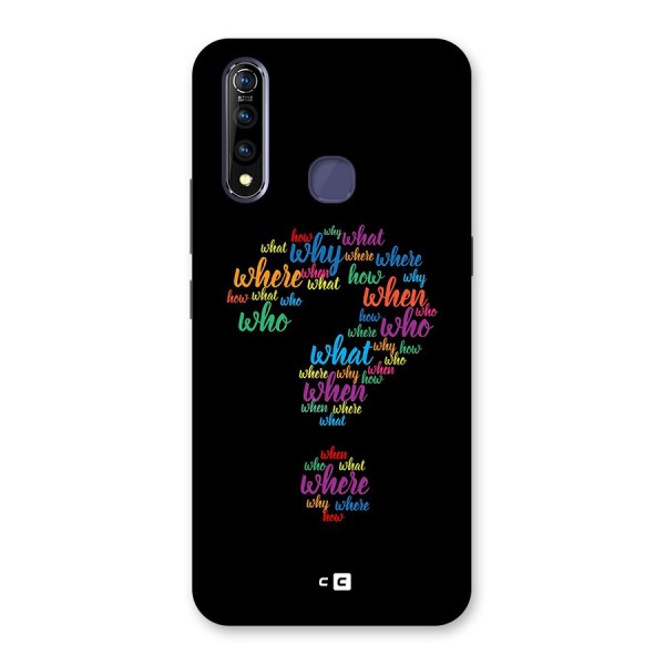 Why When Where How Back Case for Vivo Z1 Pro