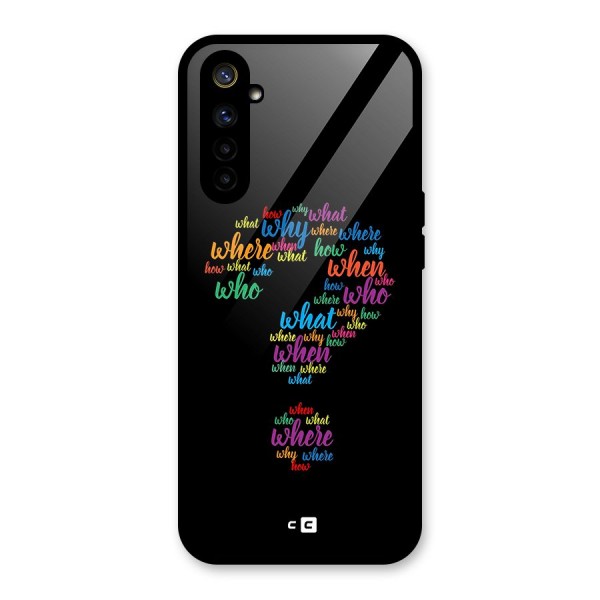 Why When Where How Glass Back Case for Realme 6