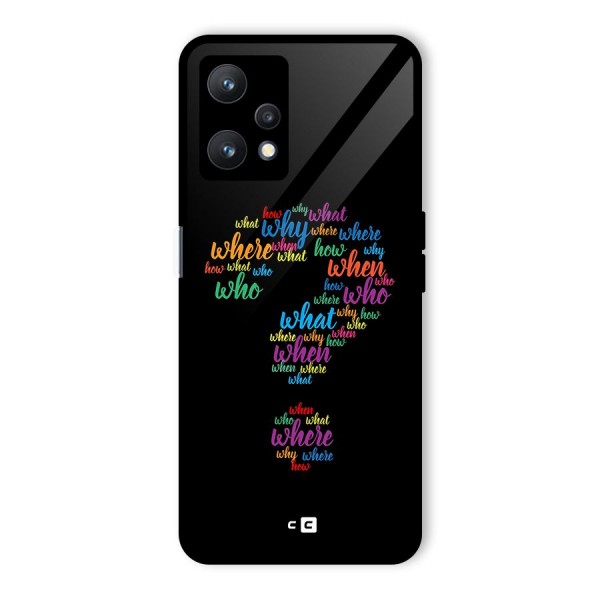 Why When Where How Glass Back Case for Realme 9 Pro 5G