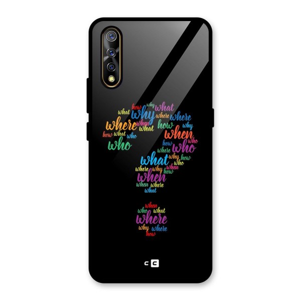 Why When Where How Glass Back Case for Vivo Z1x