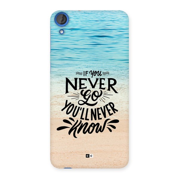 Will Never Know Back Case for Desire 820s