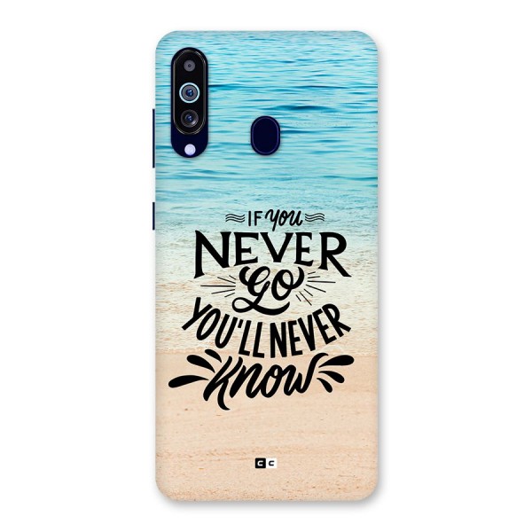 Will Never Know Back Case for Galaxy A60