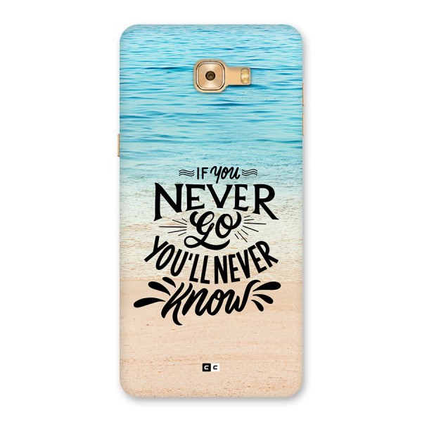 Will Never Know Back Case for Galaxy C9 Pro