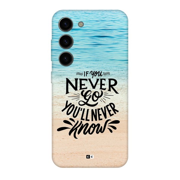 Will Never Know Back Case for Galaxy S23