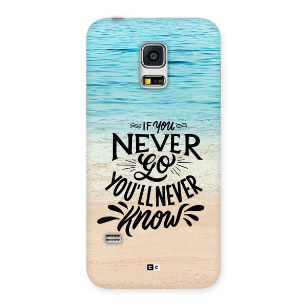 Will Never Know Back Case for Galaxy S5 Mini