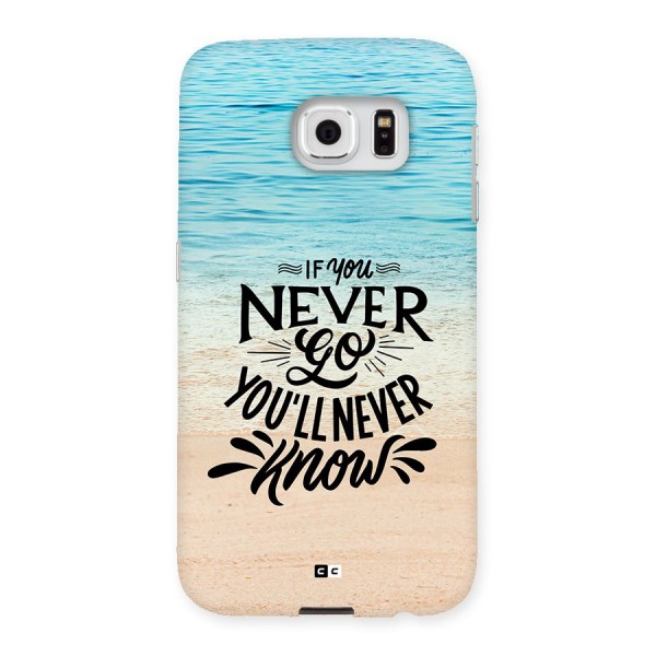 Will Never Know Back Case for Galaxy S6