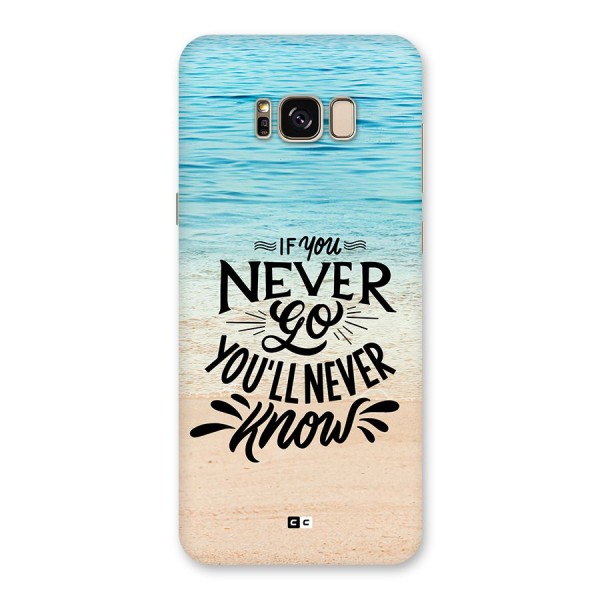 Will Never Know Back Case for Galaxy S8 Plus