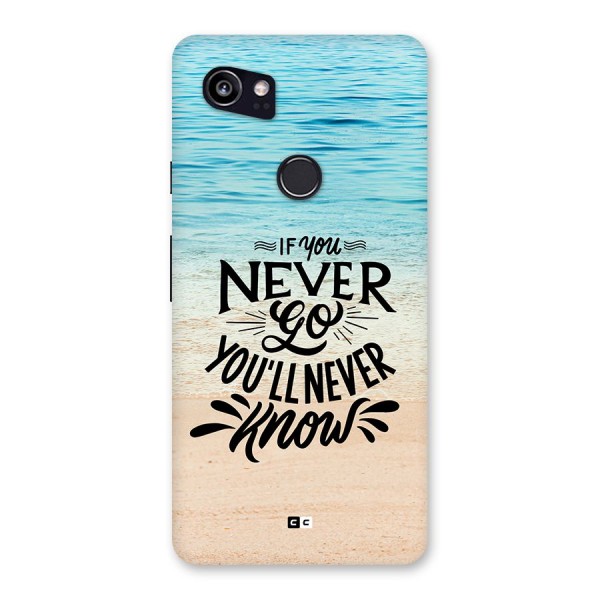 Will Never Know Back Case for Google Pixel 2 XL