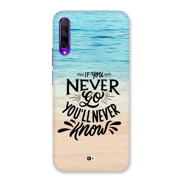 Will Never Know Back Case for Honor 9X Pro