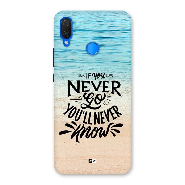 Will Never Know Back Case for Huawei P Smart Plus