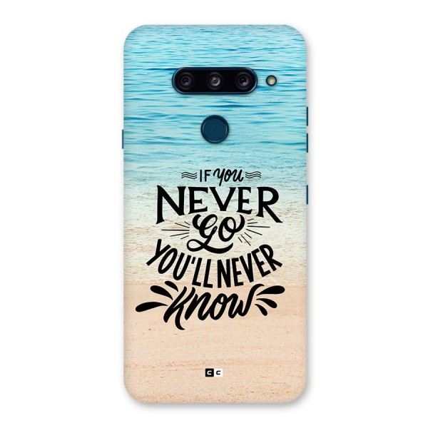 Will Never Know Back Case for LG  V40 ThinQ