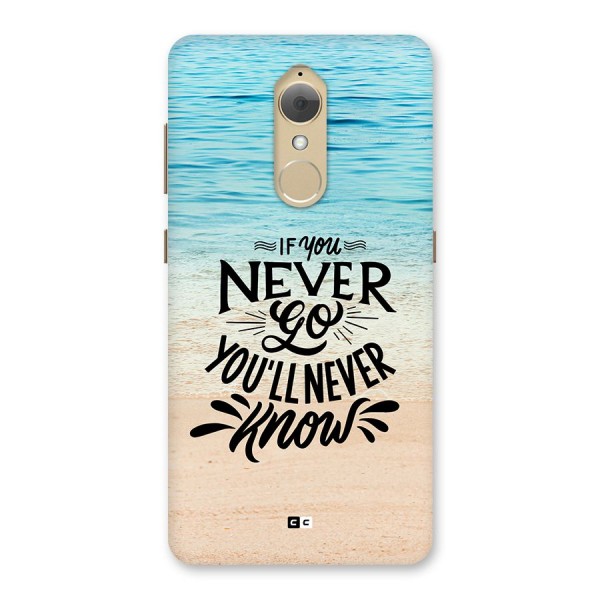 Will Never Know Back Case for Lenovo K8