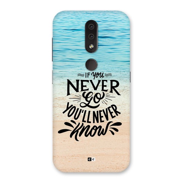 Will Never Know Back Case for Nokia 4.2