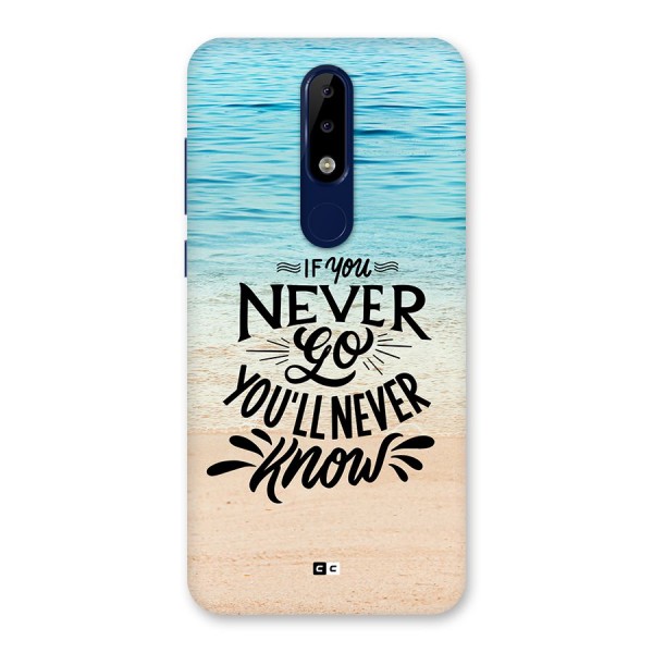 Will Never Know Back Case for Nokia 5.1 Plus