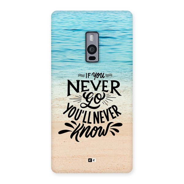 Will Never Know Back Case for OnePlus 2