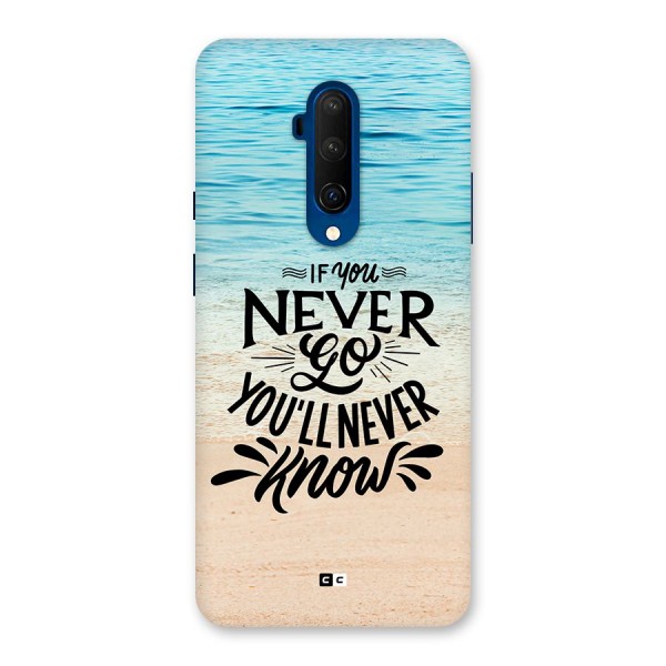 Will Never Know Back Case for OnePlus 7T Pro