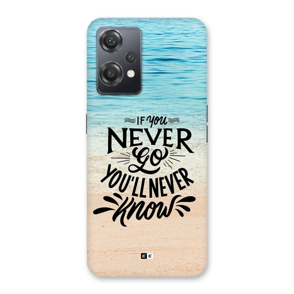 Will Never Know Back Case for OnePlus Nord CE 2 Lite 5G