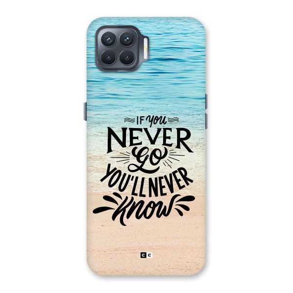 Will Never Know Back Case for Oppo F17 Pro