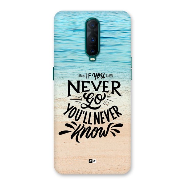 Will Never Know Back Case for Oppo R17 Pro