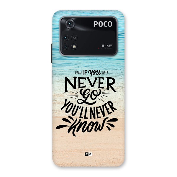 Will Never Know Back Case for Poco M4 Pro 4G