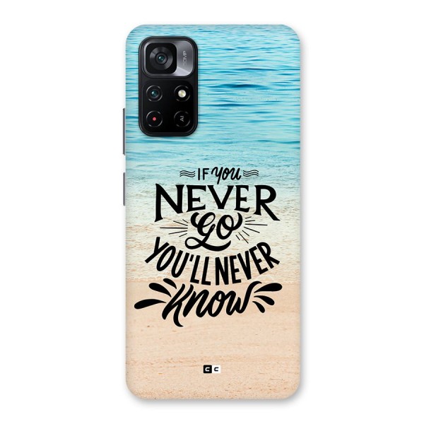 Will Never Know Back Case for Poco M4 Pro 5G