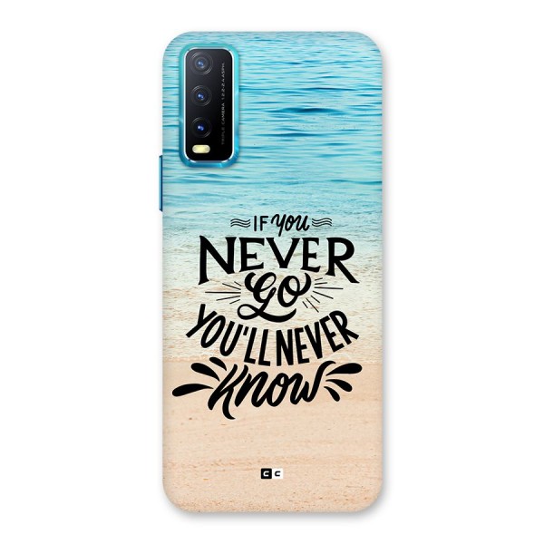 Will Never Know Back Case for Vivo Y20s