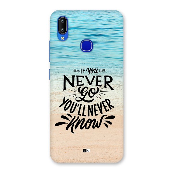 Will Never Know Back Case for Vivo Y91