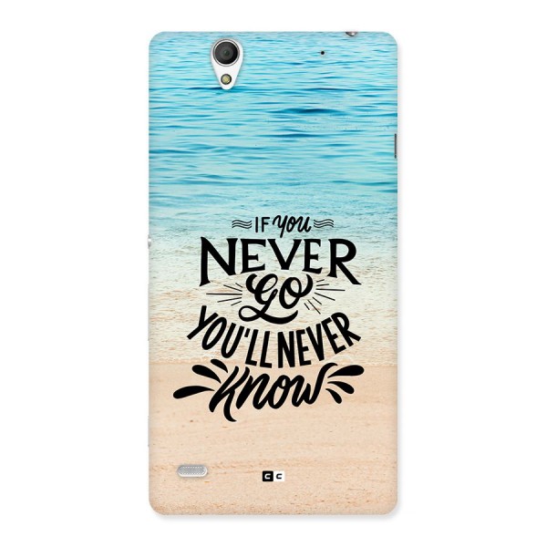 Will Never Know Back Case for Xperia C4