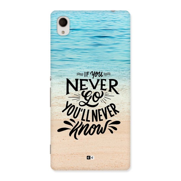 Will Never Know Back Case for Xperia M4