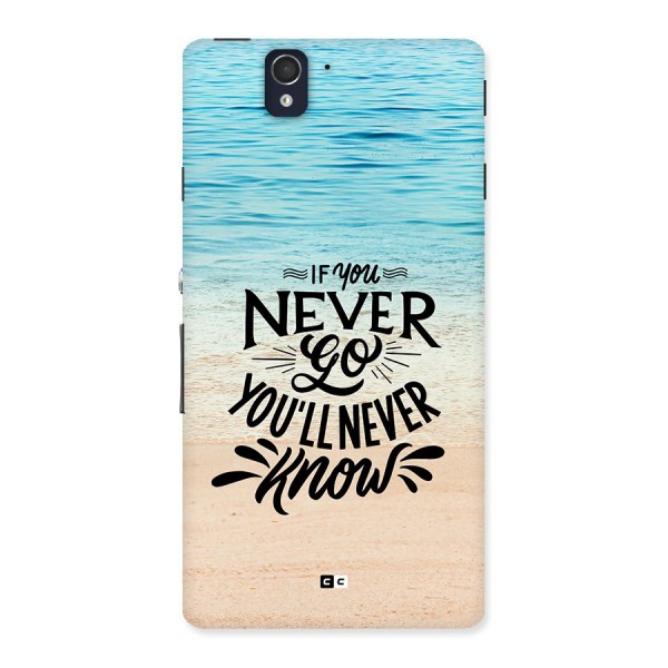 Will Never Know Back Case for Xperia Z