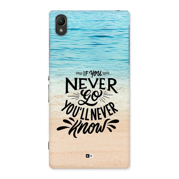 Will Never Know Back Case for Xperia Z1