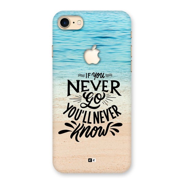 Will Never Know Back Case for iPhone 7 Apple Cut