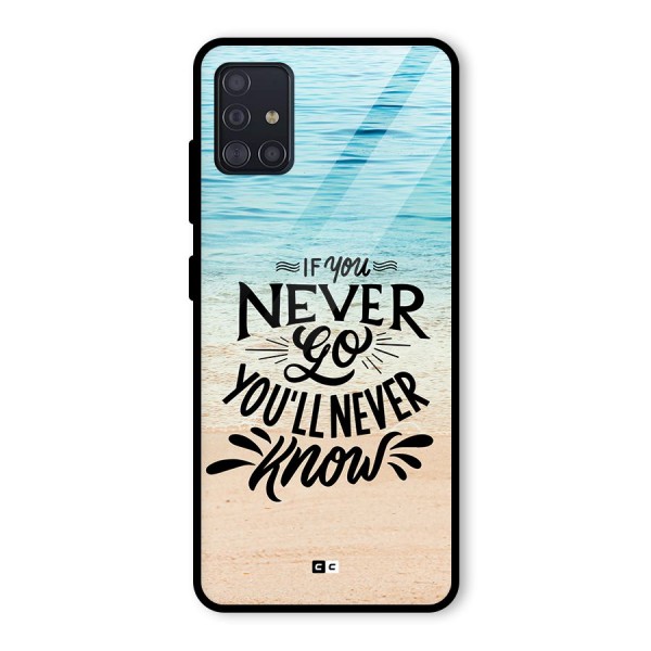 Will Never Know Glass Back Case for Galaxy A51