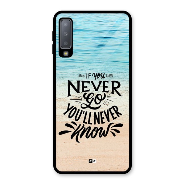 Will Never Know Glass Back Case for Galaxy A7 (2018)