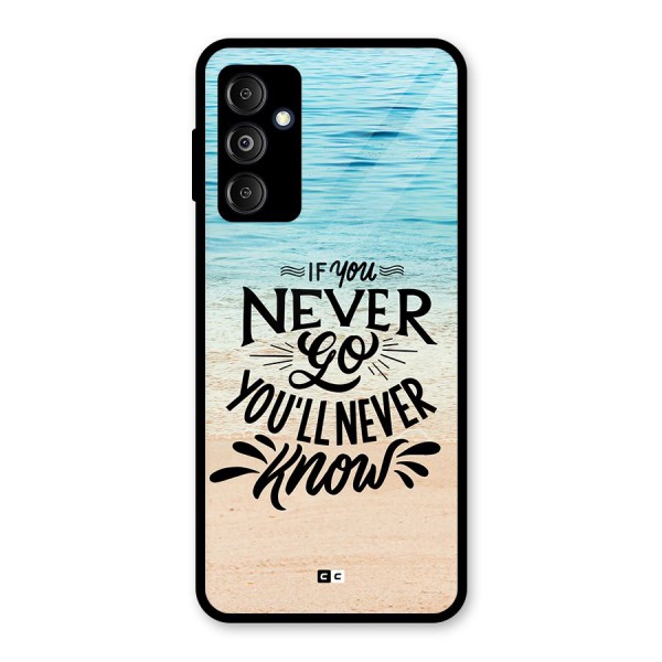 Will Never Know Glass Back Case for Galaxy M14 5G