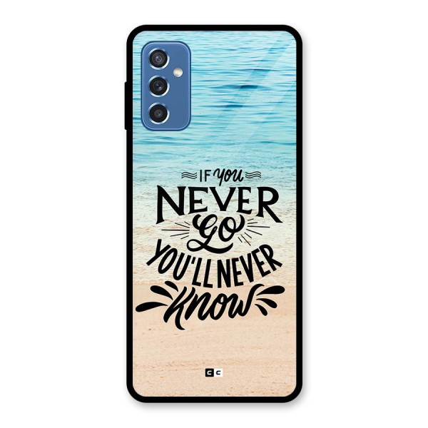 Will Never Know Glass Back Case for Galaxy M52 5G