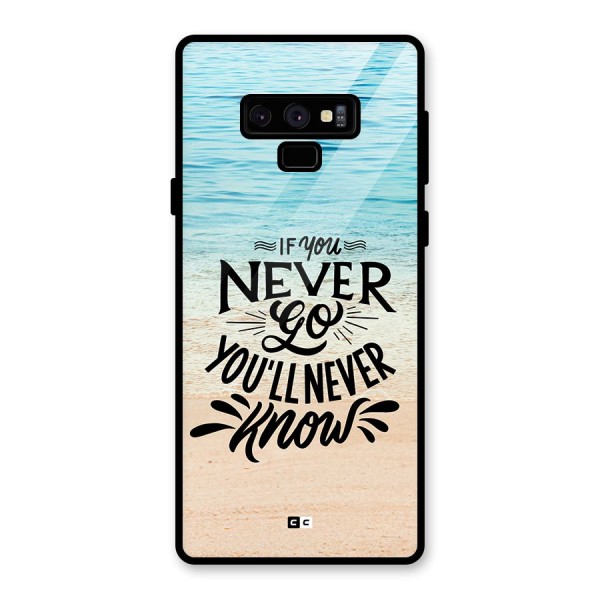 Will Never Know Glass Back Case for Galaxy Note 9