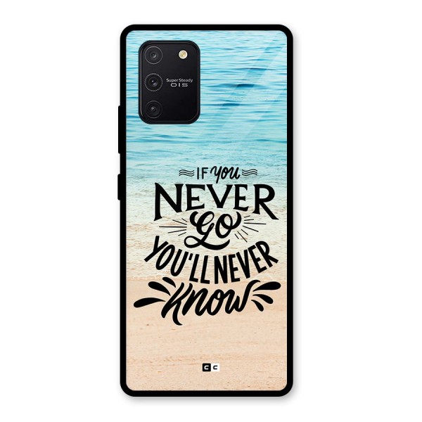 Will Never Know Glass Back Case for Galaxy S10 Lite