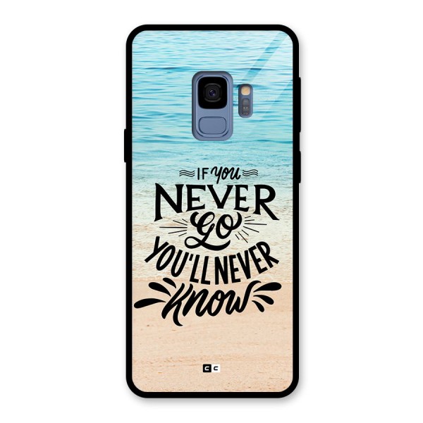 Will Never Know Glass Back Case for Galaxy S9