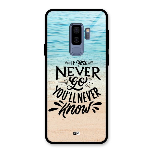 Will Never Know Glass Back Case for Galaxy S9 Plus