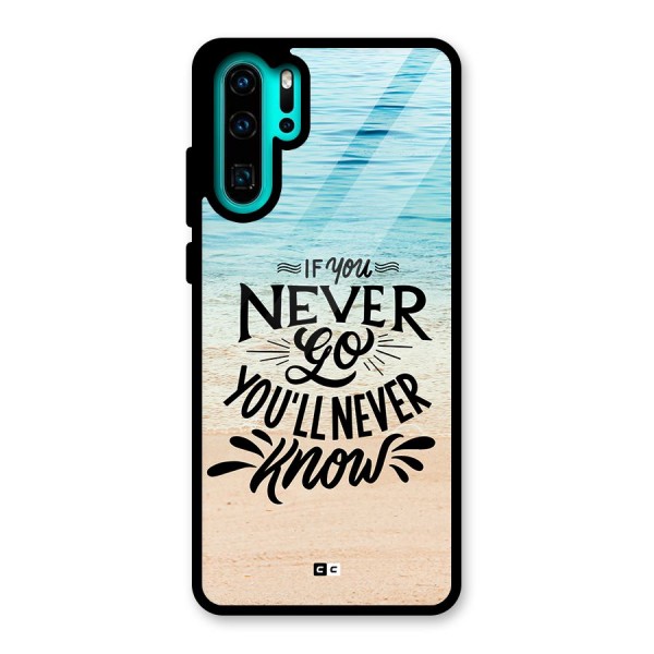Will Never Know Glass Back Case for Huawei P30 Pro