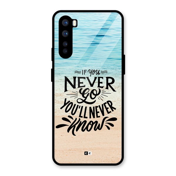 Will Never Know Glass Back Case for OnePlus Nord