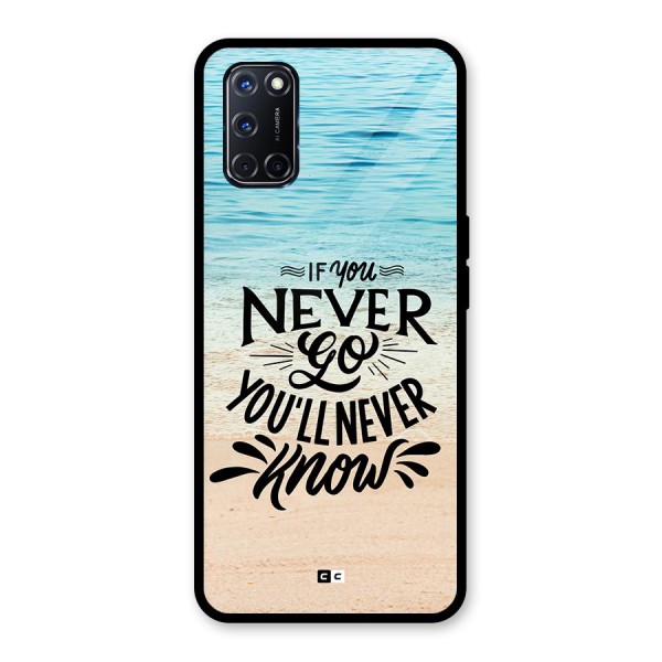 Will Never Know Glass Back Case for Oppo A52